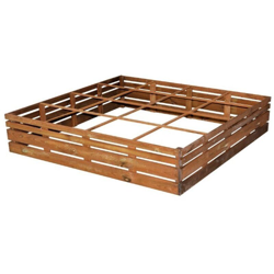 Orto quadrato in legno 120 cm x 120 cm x h 28 cm precio