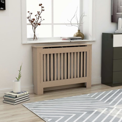 Copertura per Radiatore 112x19x81 cm in MDF - Marrone - Youthup
