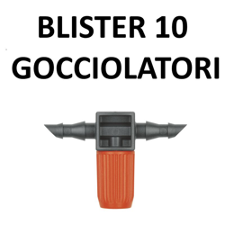 Gardena Gocciolatore In Linea Regolabile Per Tubo 3/16" Per Microirrigazione Blister 10 Pezzi características