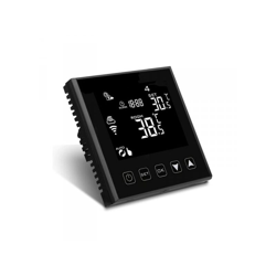 Termostato Wi-Fi Con Touch Nero 220V Compatibile Con Alexa Google Home Per Caldaia A Gas Murale Da Parete Riscaldamento Termosifone Ad Acqua en oferta