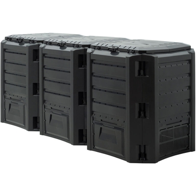 Compostiera da giardino Composter da giardino 380L - 800L - 1200L - 1200L - 1600L Compostiera termica Quick Composter Bio 1200 Litri