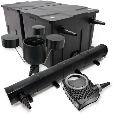 Il set filto bio 60000l 72W UVC Depuratore per stagni 80W Pompa per stagni Skimmer