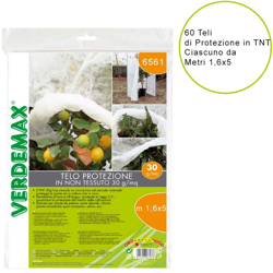 60 teli di protezione per piante da esterno oleandri limoni piante aromatiche in tnt 30 gr/mq ciascuno metri 1,6x5 en oferta