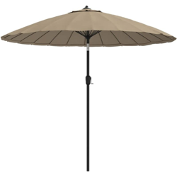 Ombrellone da Esterni con Palo in Alluminio 270 cm Grigio Talpa - Marrone - Vidaxl características