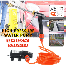 Insma - Pompa per lavaggio auto con pistola a spruzzo a 5 modalità con idropulitrice 12V 120W en oferta