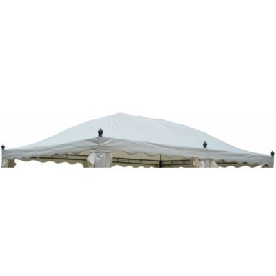 Telo top di copertura di ricambio per gazebo Creta 3x4 mt in pvc ecru' gazebi