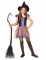 Travestimento strega colorata bambina
