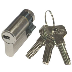 0E304 CILINDRI PROFILO EUROPEO ASIX CILINDRO SAGOMATO NICHELATO DA INFILARE-40 mm (30+10) 40 mm (30+10) - Cisa en oferta