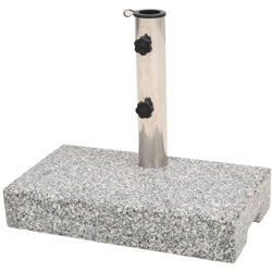 Base per Parasole in Granito Rettangolare 25 kg - Multicolore - Vidaxl características