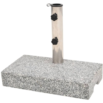 Base per Parasole in Granito Rettangolare 25 kg - Multicolore - Vidaxl