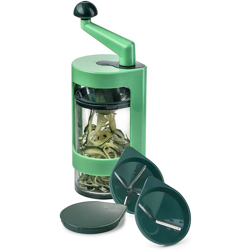 Affettaverdure Tagliaverdure Spirale Manuale Lame Inox Affetta Verdure Julienne en oferta