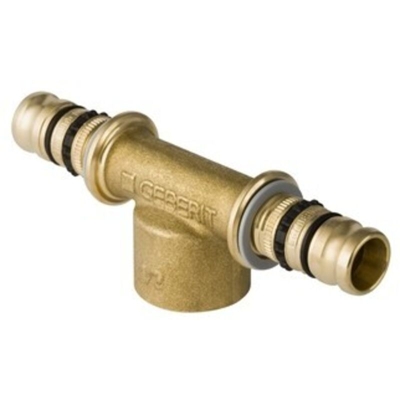 Mepla Raccordo T Filetto Femmina 32 x 1 pollice | 614.363.00.5 - Geberit