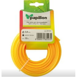 Filo Nylon per Decespugliatore 15 mt ? : 4 mm Profilo: Tondo Papillon características