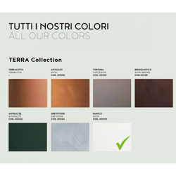 Gerla Classica in resina cm. 48 Bianco precio