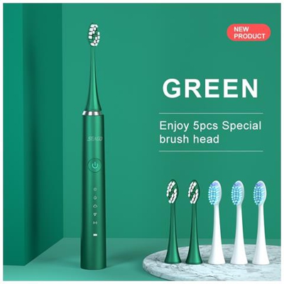 Spazzolino Da Denti Elettrico Ricaricabile Sonic 5 Modalità Testina Per Spazzolino Elettrico Ricaricabile Veloce Impermeabile S2 Per Adulti Regalo Per Coppia | spazzolini Elettrici