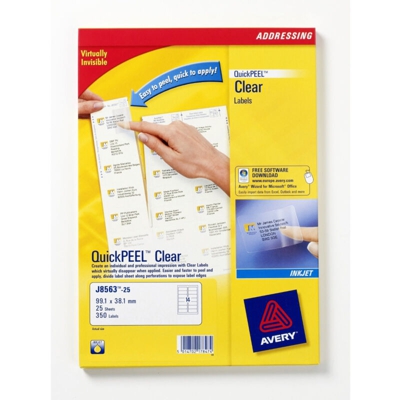 J8563-25 etichetta autoadesiva - Avery