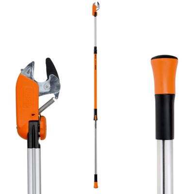 Bahco Svettatoio Telescopico - Testina Regolabile - Tagli Precisi,Facili, Sicuri