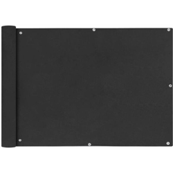Paravento da Balcone in Tessuto Oxford 75x400 cm Antracite - Antracite - Youthup en oferta