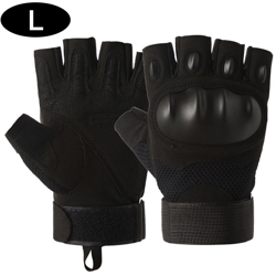 Guanti da esterno Guanti con mezze dita sulle nocche Antiscivolo Resistenti all'usura per l'allenamento di arrampicata in bicicletta Sport all'aria en oferta