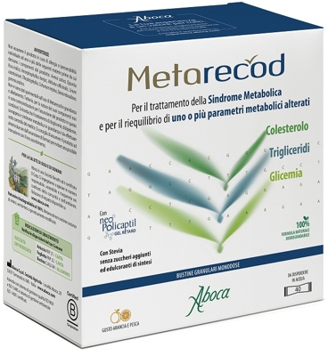 METARECOD 40 BUSTINE GRANULARI X 2,5G GUSTO ARANCIA E PESCA