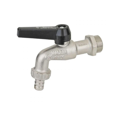 Rubinetto A Sfera Con Portagomma Bugatti Per Esterno, Irrigazione Giardino 1'