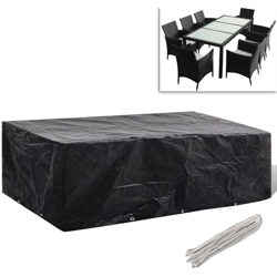 Telo di copertura per mobili polirattan con 10 occhielli 300 x 140 cm características