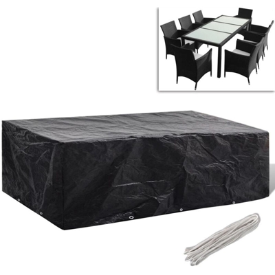Telo di copertura per mobili polirattan con 10 occhielli 300 x 140 cm