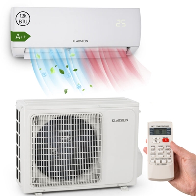Klarstein - Windwaker Climatizzatore a Split 12000 BTU/3,6 kW Flusso d'Aria 600m³/h