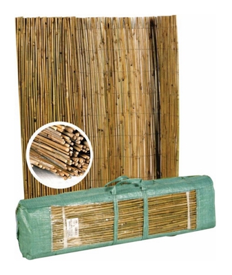 Arella per giardino mod.Time 1x3H mt Canne intere rilegate con filo metallico