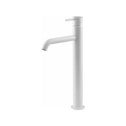 Gattoni Rubinetteria - Miscelatore per lavabo alto bianco opaco Gattoni Easy 2384/23BO | Bianco opaco - Senza piletta di scarico en oferta