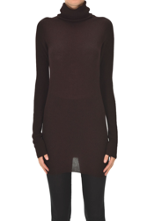 Ribbed extrafine knit turtleneck pullover precio