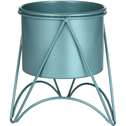 Vaso per fiori con supporto Vaso per piante in metallo dorato con supporto in metallo dorato per erbe Orchidee Cactus Succulente Display per interni características