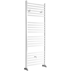 Hudson Reed Ive Scaldasalviette Piatto di Design Verticale - Termoarredo Bagno ad Acqua Calda - Acciaio Bianco - 795W - 1600 x 500mm en oferta