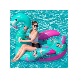 Fenicottero Minnie Gonfiabile Gigante Isola Materassino Mare Piscina 174X140X141Cm precio