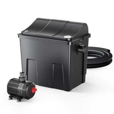 biofiltro per stagni CBF-200T Impianto completo filtrazione 9W Pompa per stagni 2300 l/h 35W - Sunsun