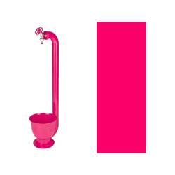 Bel-fer - Fontanella 88x22x27 cm - BEL FER 42/PSV in 13 colori - Ciclamino características