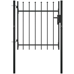 Cancello per Recinzioni con Design a Lance 100x75 cm - Nero - Youthup características