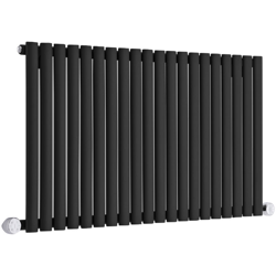 Hudson Reed Revive Radiatore Termoarredo Elettrico di Design Orizzontale - Elemento Riscaldante Termostatico - Termosifone con Finitura Opaca Nera en oferta