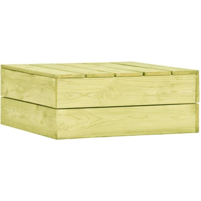 Asupermall - Tavolo da Giardino 75x75x31 cm in Legno di Pino Impregnato