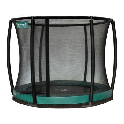 Etan - SOLO TRAMPOLINO Tappeto elastico interrato rotondo Deluxe 244cm - verde. Rete extra forte e bordo con doppia imbottitura