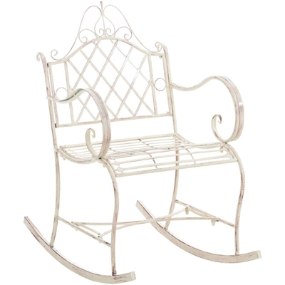 Sedia a dondolo Ansan Antico/crema