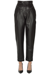 Eco-leather trousers en oferta