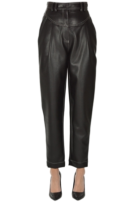 Eco-leather trousers