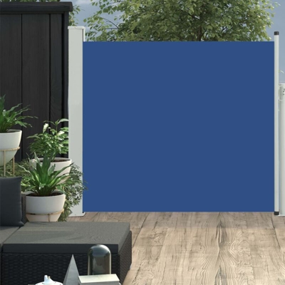 Tenda Laterale Retrattile per Patio 100x300 cm Blu - Blu - Vidaxl