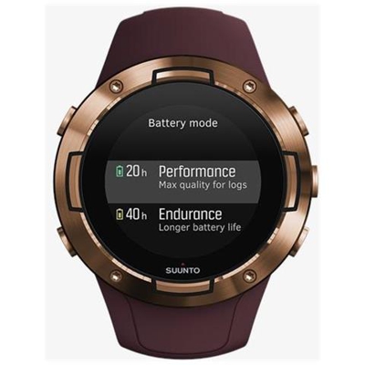 Smartwatch 5 Impermeabile 5ATM Bluetooth Display 1.1'' Cardifrequenza Calorie Borgogna Oro Europa