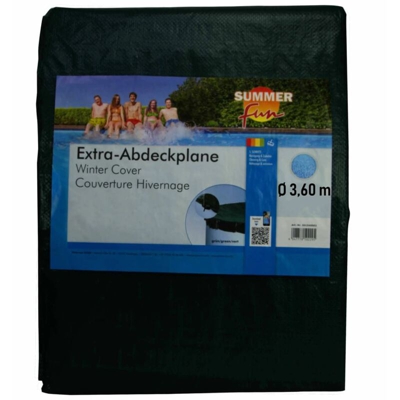Copertura Invernale per Piscina Rotonda 360 cm in PVC Verde - Verde - Summer Fun