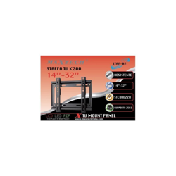 Staffa Supporto Da Muro Televisione 14”-32” Staffe Fino 25Kg Maxtech Tv K200 Staf-02 precio
