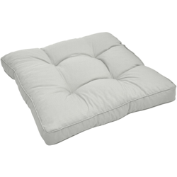 Beautissu Cuscino Lounge da Esterno XLuna - Comoda Seduta Grigio chiaro, 50x50x10 cm en oferta