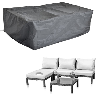 Mucola - 197x122x62 CM Copertura protettiva Mobili da giardino Copertura telone Copertura telone in tessuto Copertura protettiva