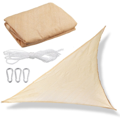 Tende a vela 3,6x3,6x3,6m Tenda triangolare beige